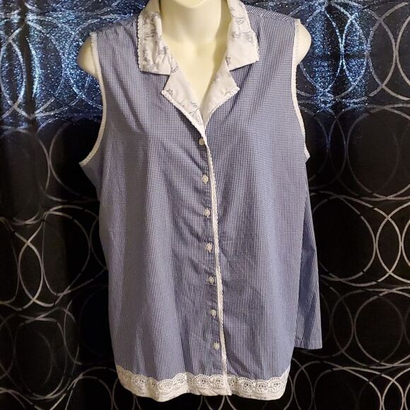 Celestial Dreams collection woman's pajama Top L 12-14 - Picture 1 of 4